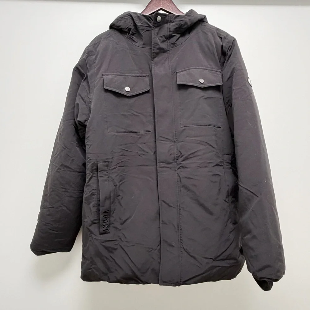 Vuori Northmost Insulated Black Parka Size Small
